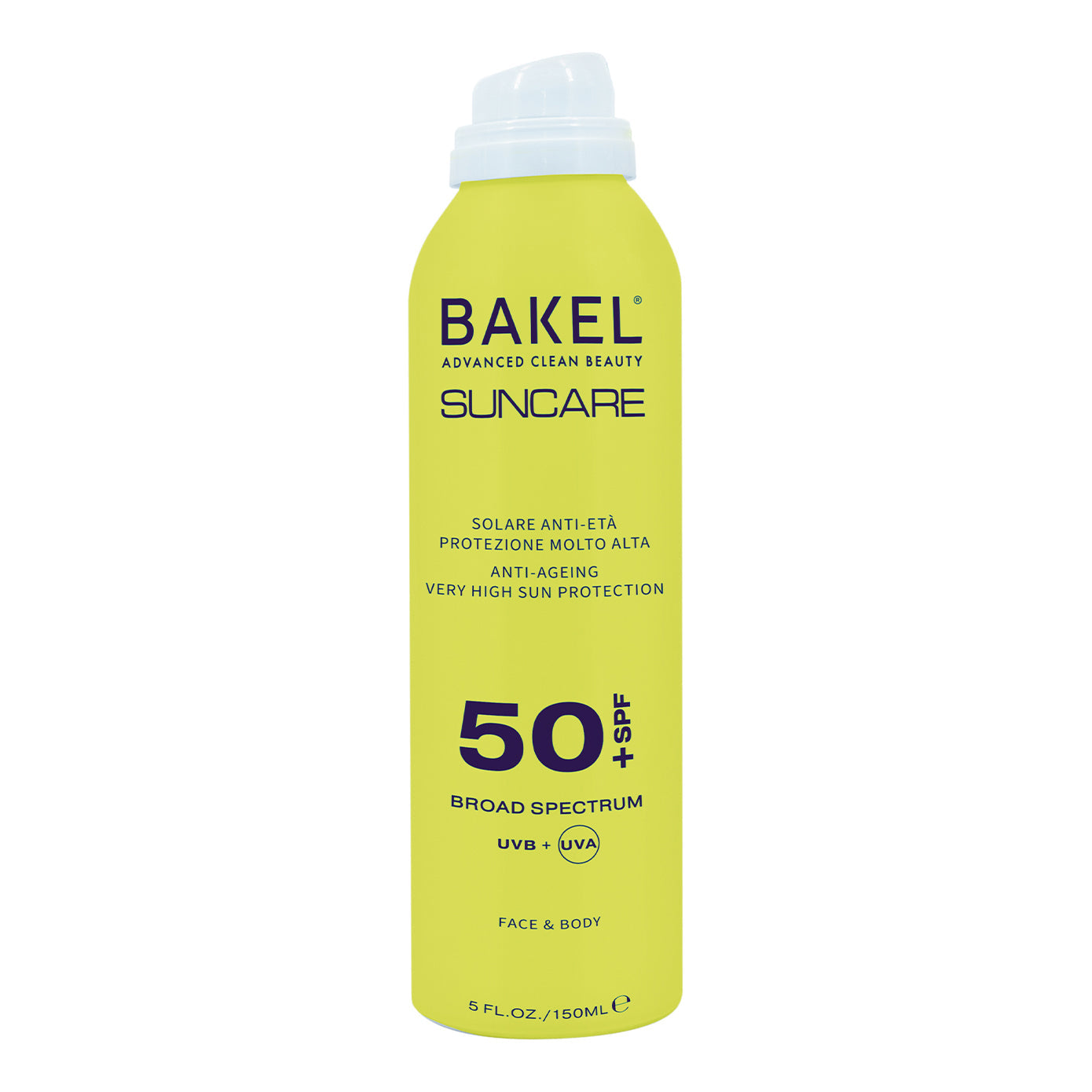 BAKEL SOLARE SPRAY VISO E CORPO SPF50+ 150 ML