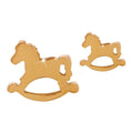 MJ POST 293 KIDS CAVALLO A DONDOLO ORO ROSA