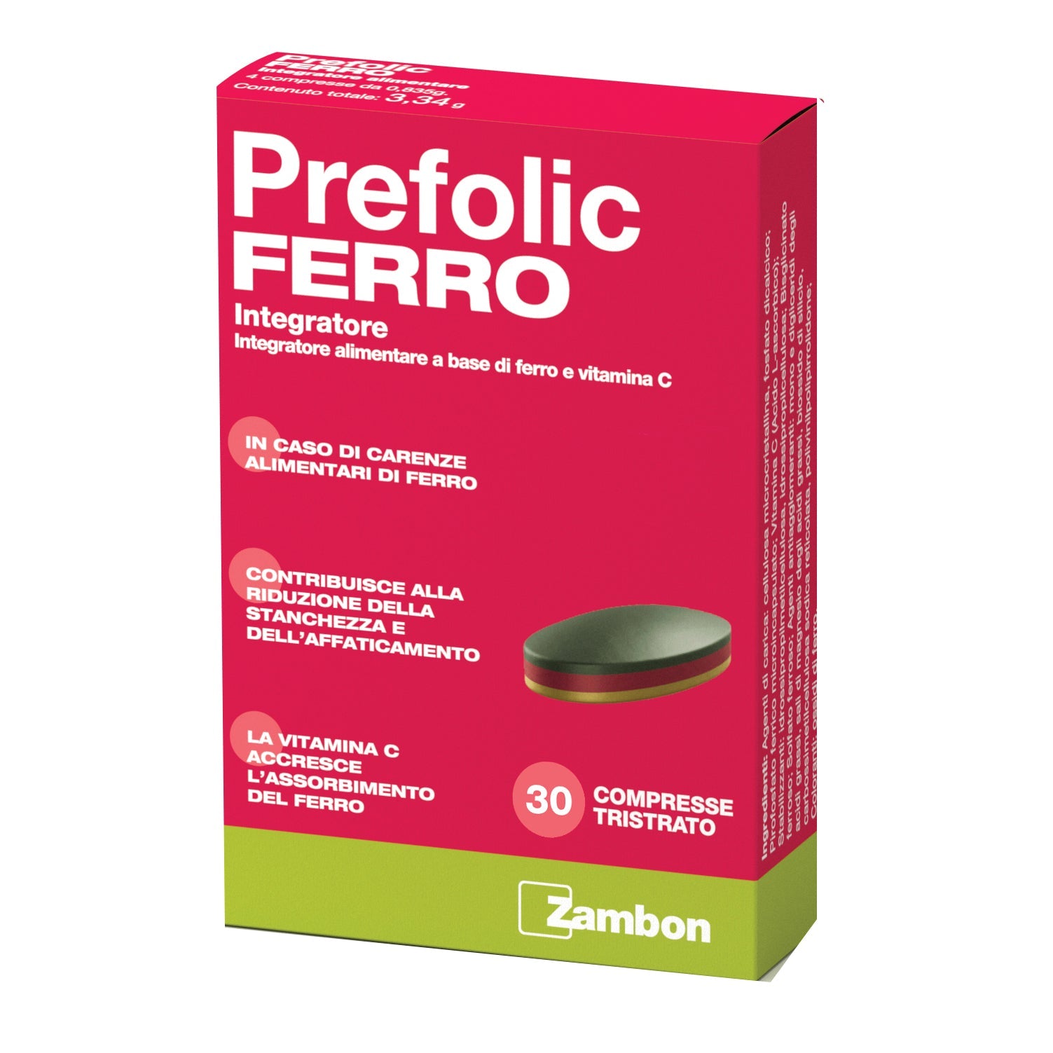 PREFOLIC FERRO 30 COMPRESSE