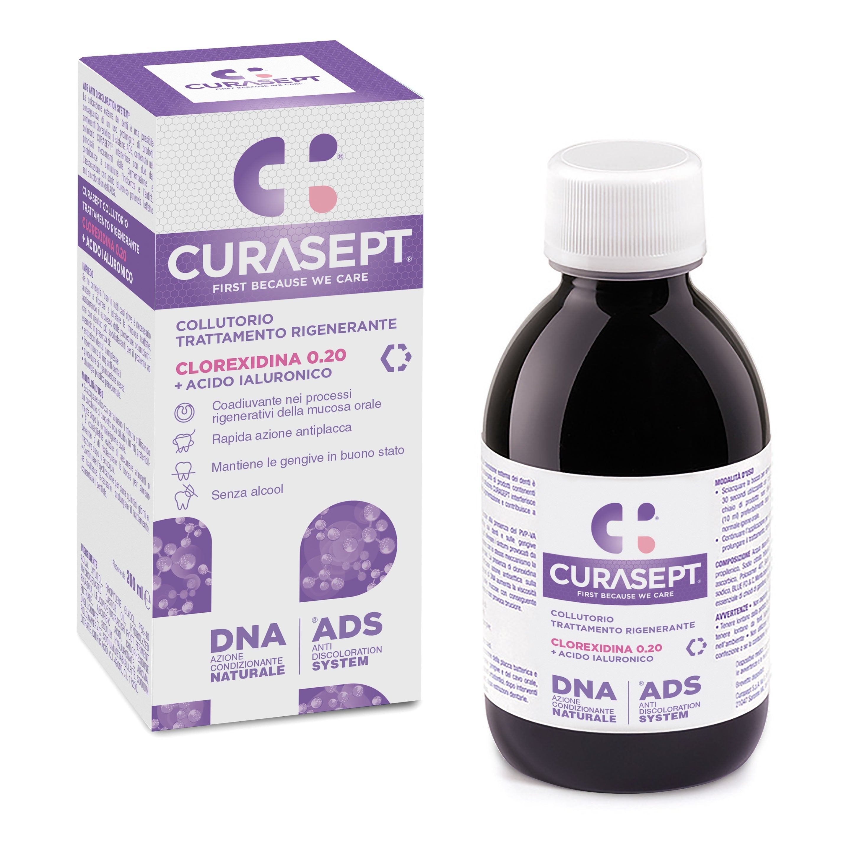 CURASEPT COLLUTORIO ADS DNA TRATTAMENTO RIGENERANTE 200 ML
