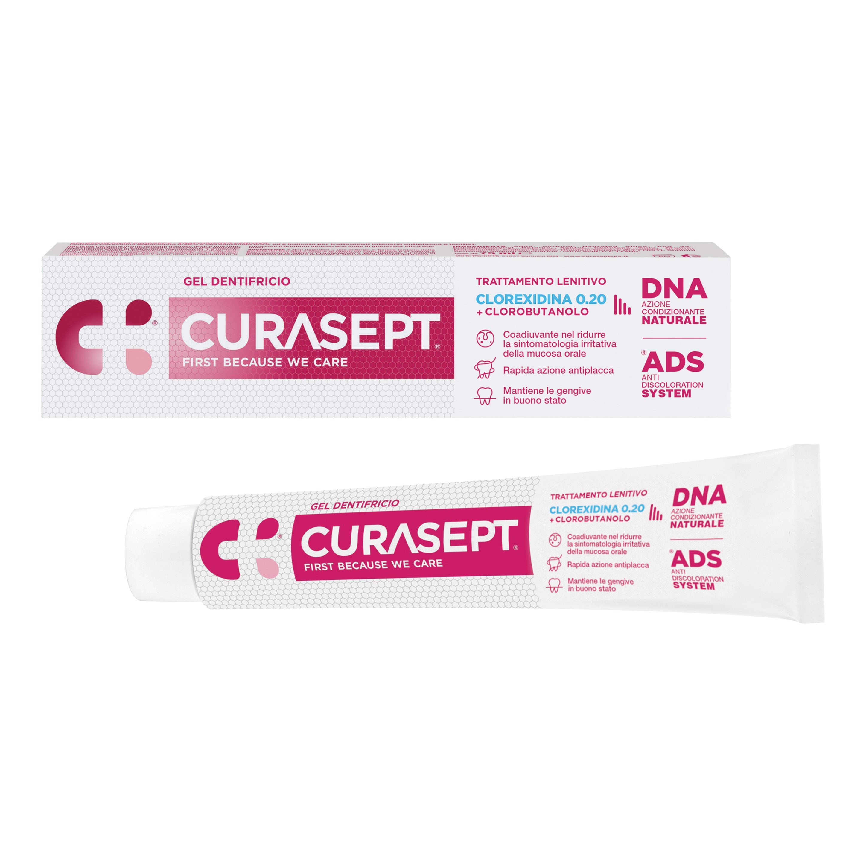 CURASEPT GEL DENTIFRICIO ADS DNA TRATTAMENTO LENITIVO 75 ML