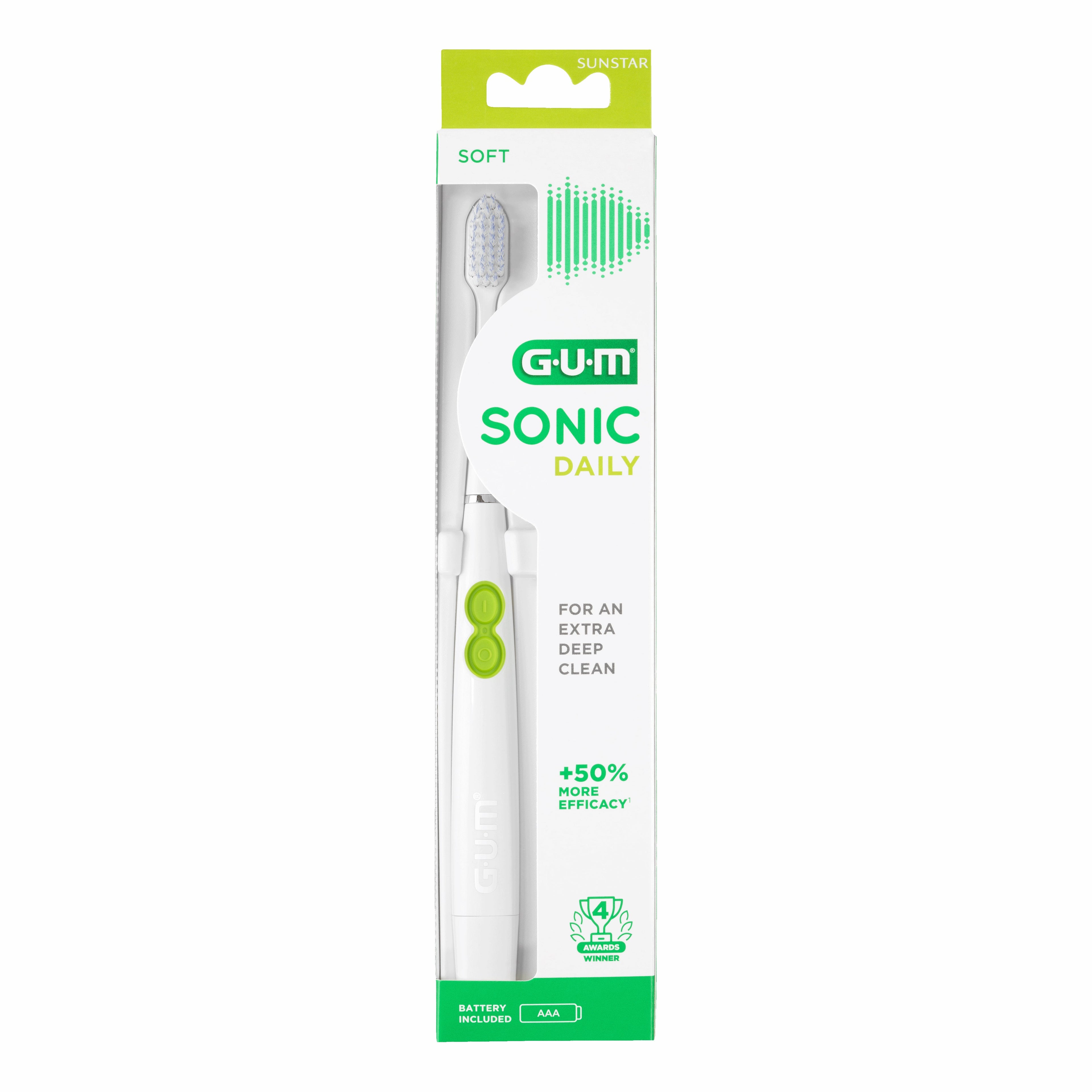 GUM ACTIVITAL SONIC SPAZZOLINO BATTERIA ADULTI