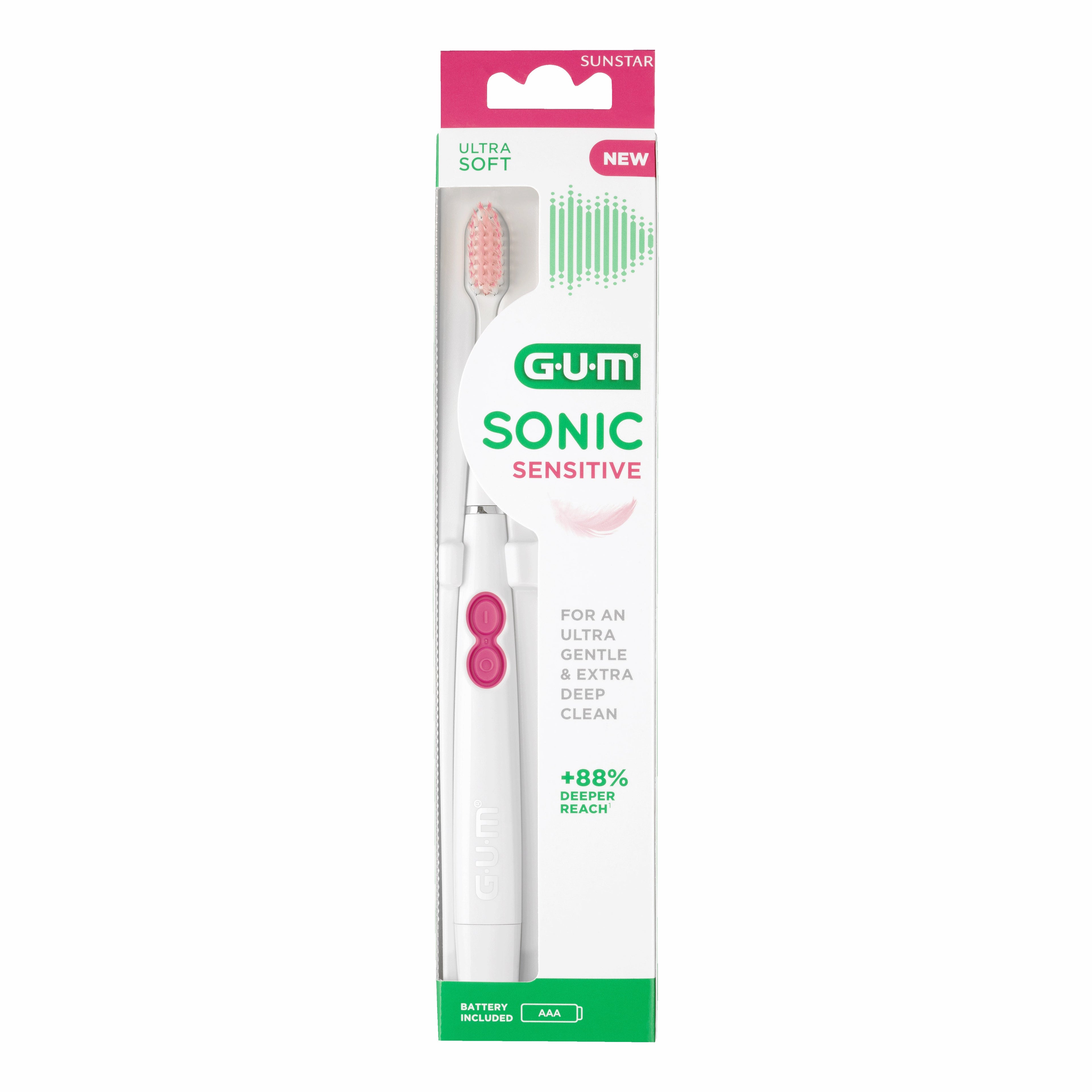 GUM SONIC SENSITIVE SPAZZOLINO BATTERIA ADULTO