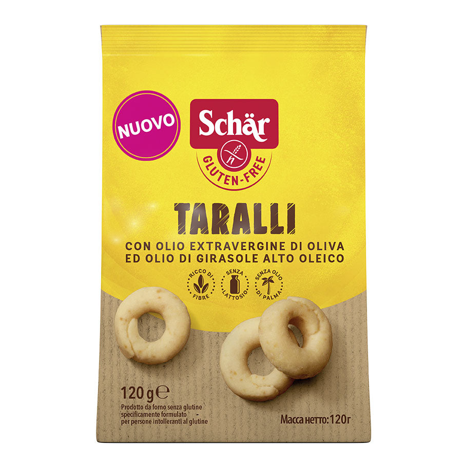 SCHAR TARALLI SENZA LATTOSIO 120 G