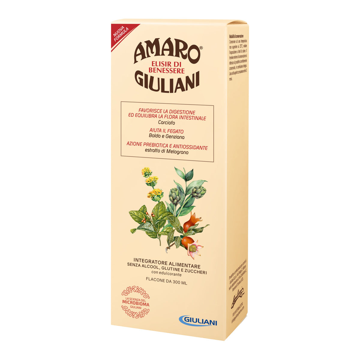 AMARO GIULIANI ELISIR BENESSERE 300 ML NUOVA FORMULA