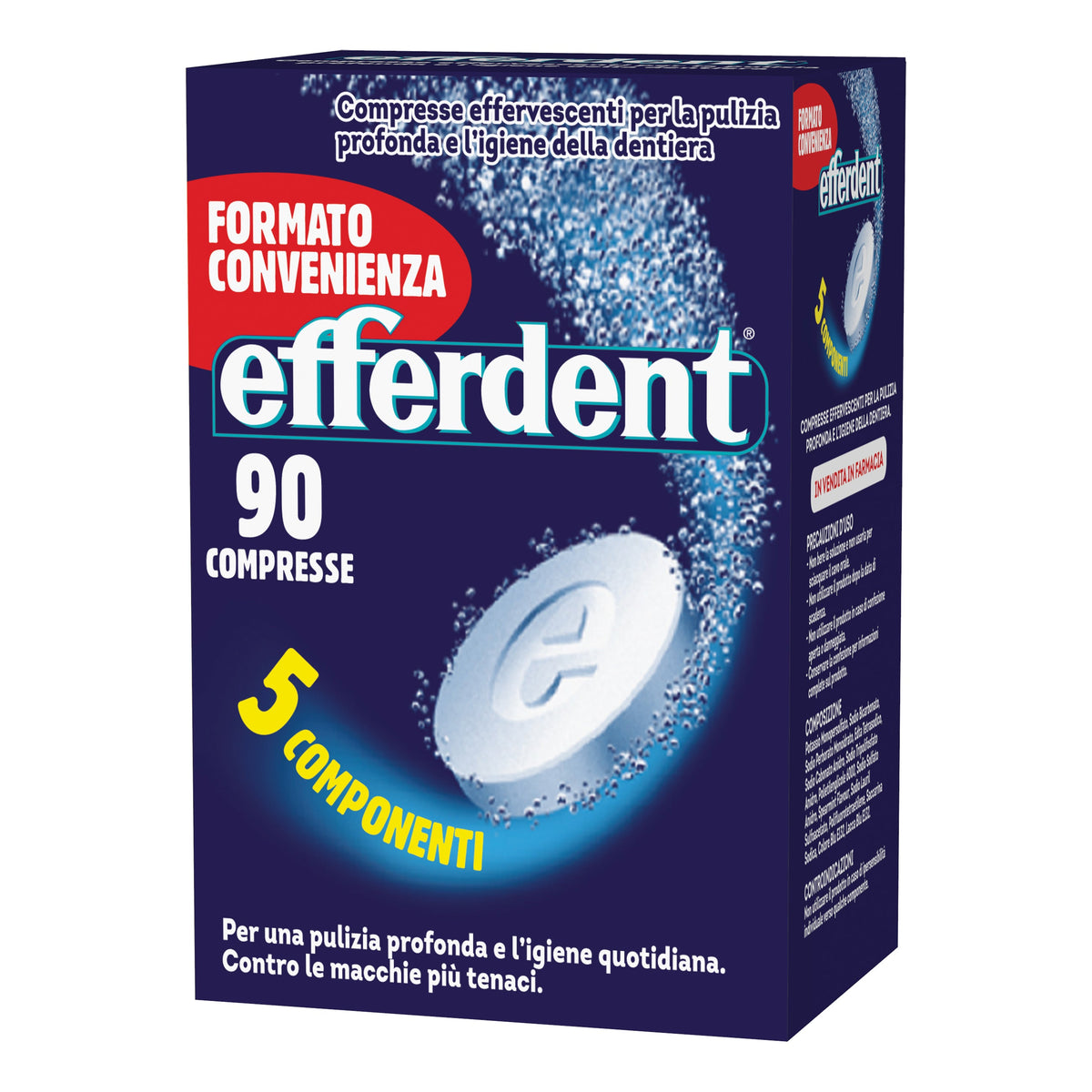 EFFERDENT 90 COMPRESSE EFFERVESCENTI