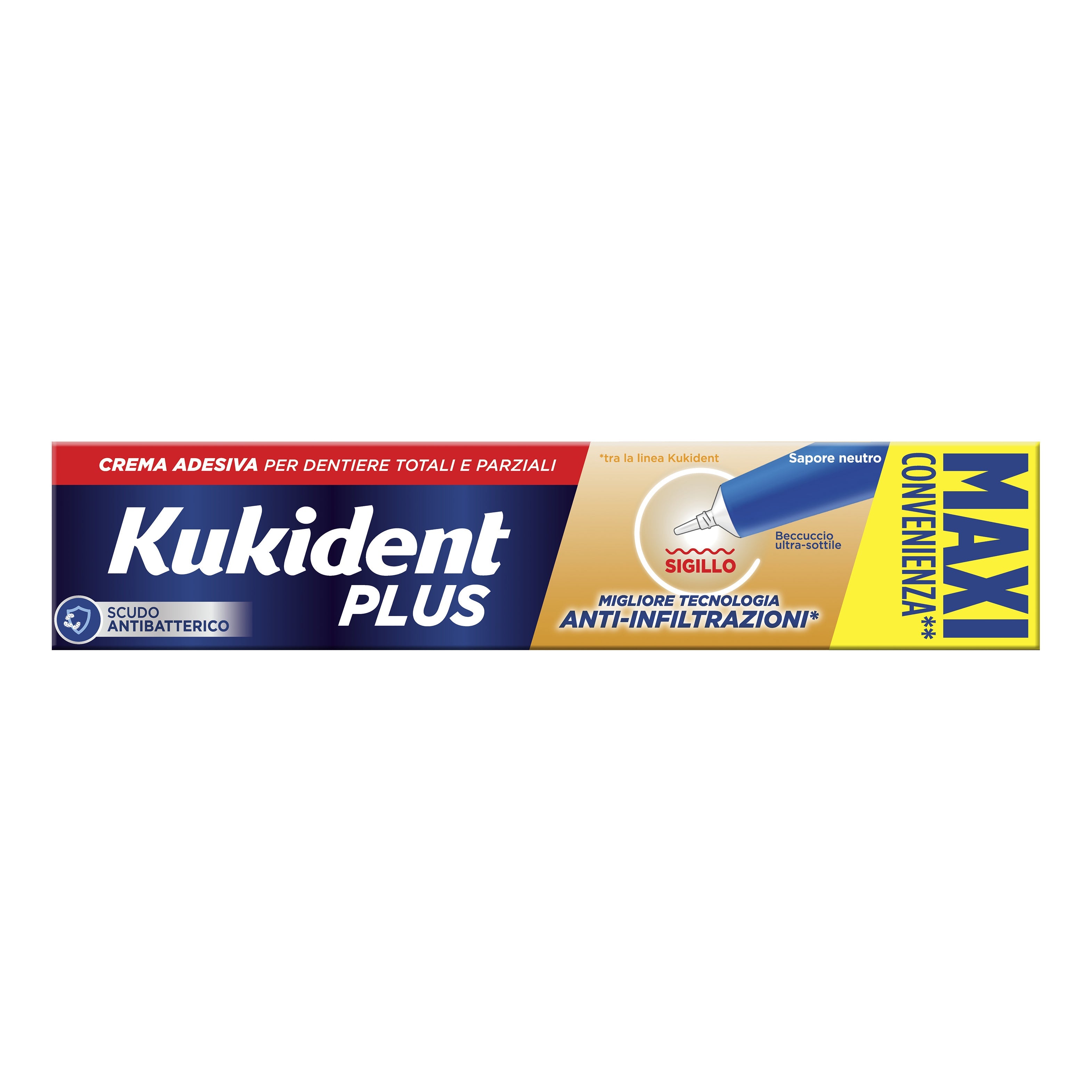 KUKIDENT PLUS BARRIERA ANTI-CIBO NEUTRO CREMA ADESIVA DENTIERE 57 G