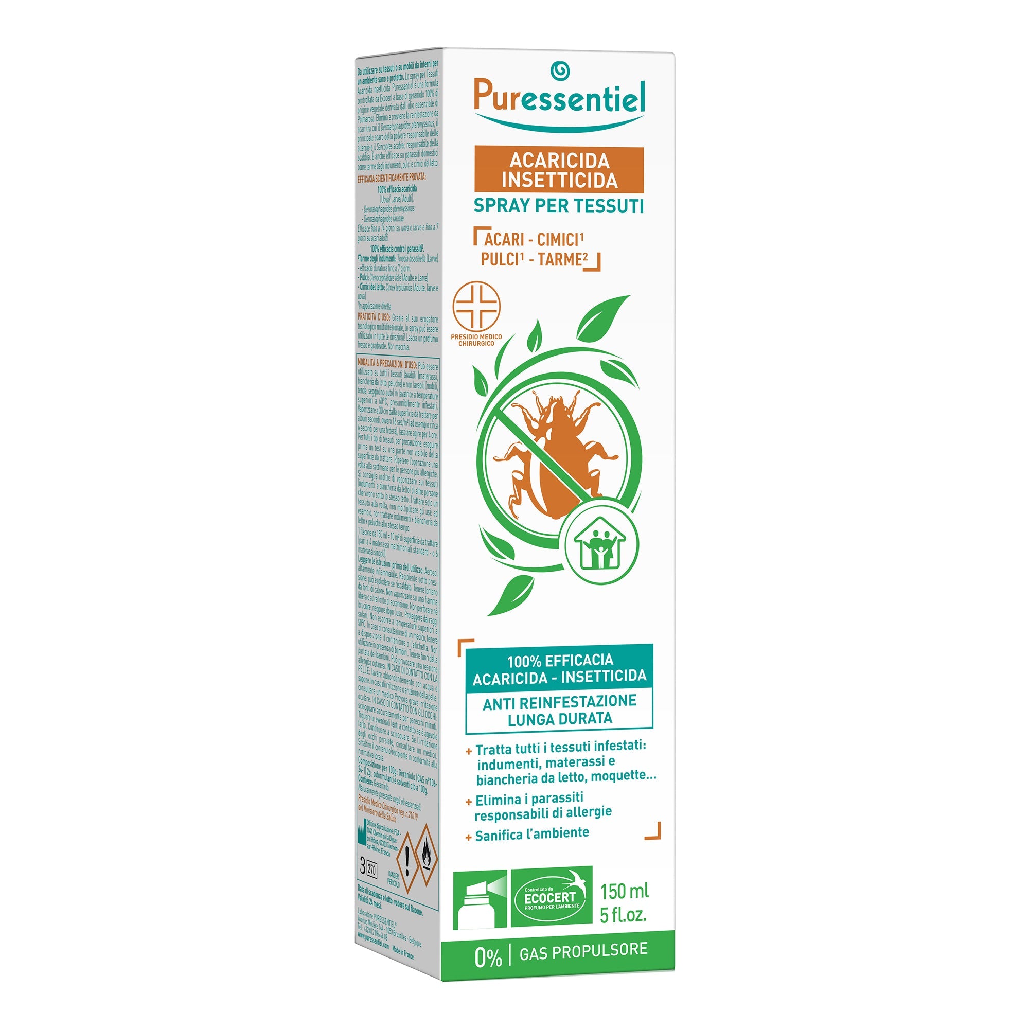 PURESSENTIEL SPRAY ACARICIDA INSETTICIDA PMC 150 ML