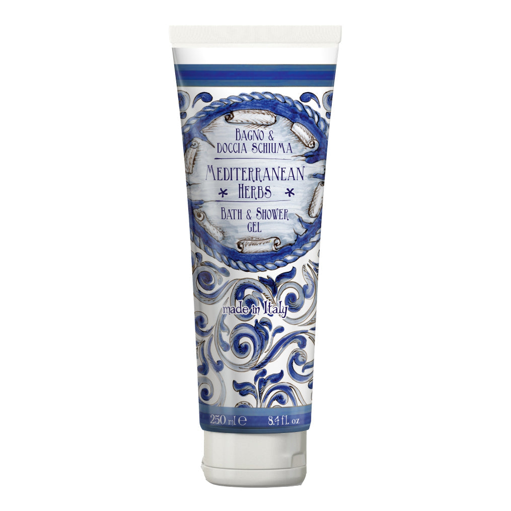 MAIOLICHE BAGNODOCCIA TUBO MEDITERRANEAN HERBS 250 ML