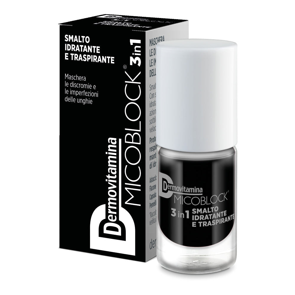 DERMOVITAMINA MICOBLOCK 3IN1 SMALTO IDRATANTE E TRASPIRANTENERO 5 ML