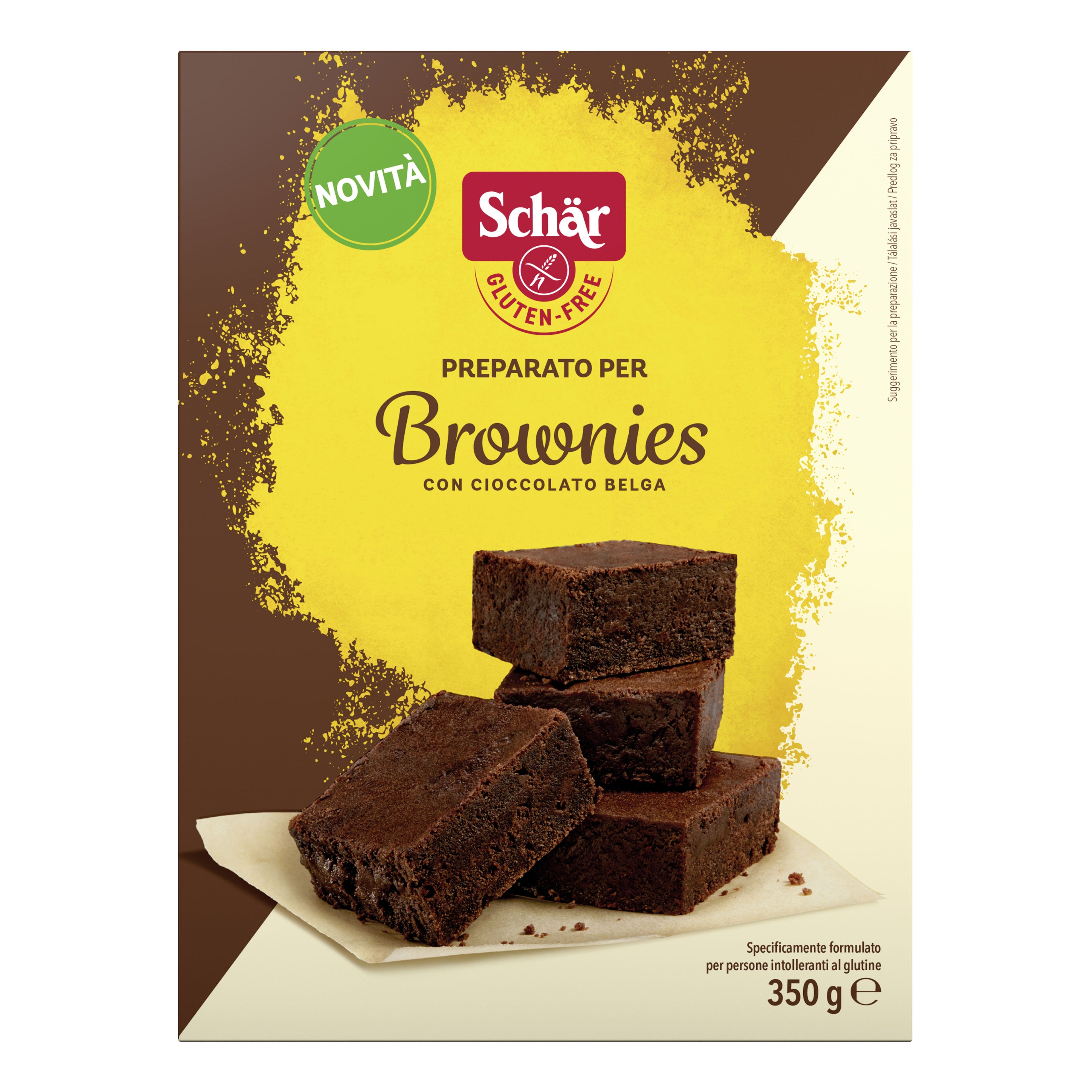 SCHAR PREPARATO PER BROWNIES CON CIOCCOLATO BELGA 350 G