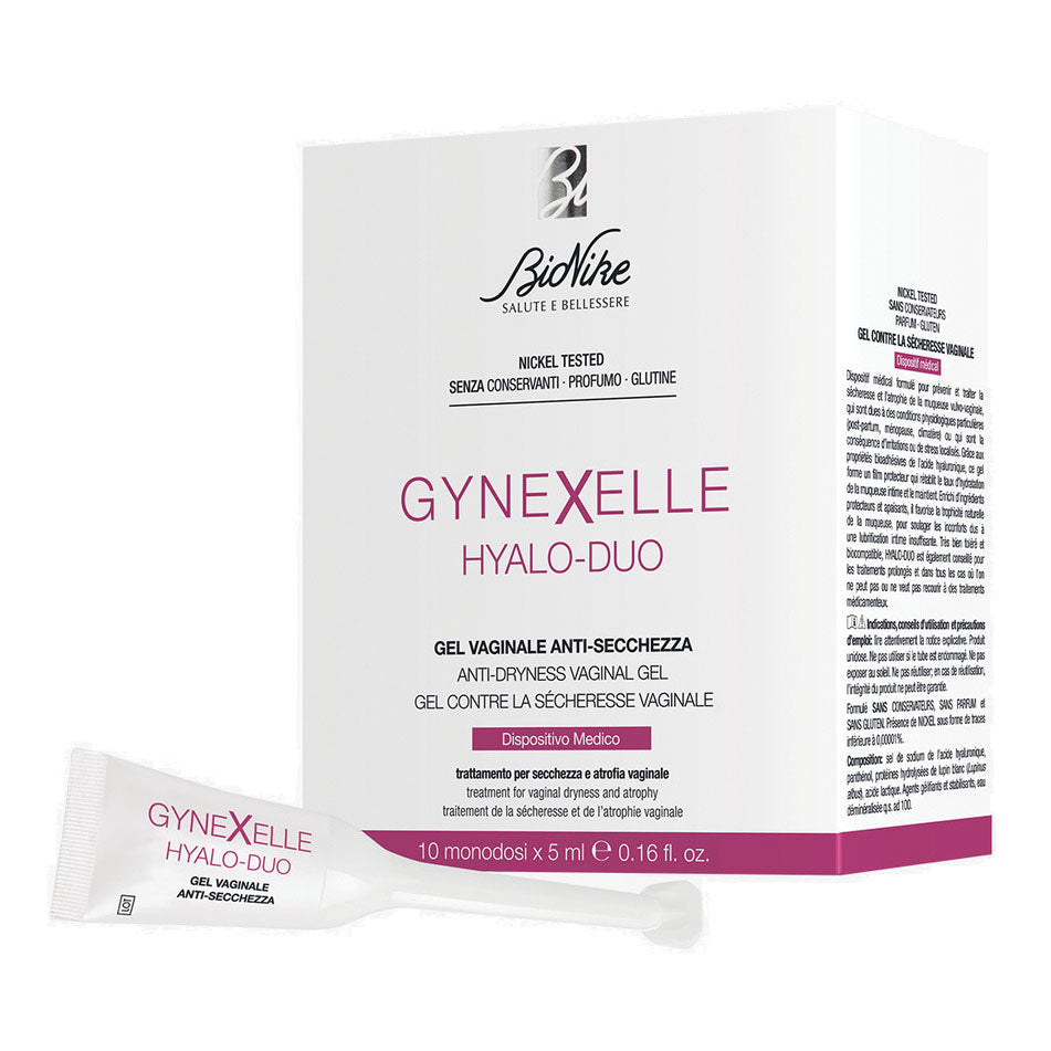 GYNEXELLE HYALO-DUO GEL VAGINALE ANTI-SECCHEZZA 10 PEZZI DA15 ML