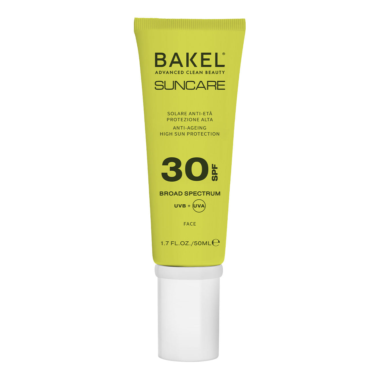 BAKEL SOLARE VISO ANTI ETA' PROTEZIONE ALTA SPF30 50 ML