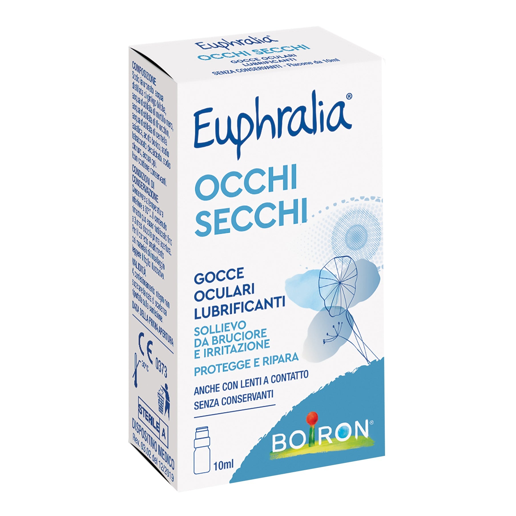 GOCCE OCUALRI LUBRIFICANTI EUPHRALIA OCCHI SECCHI 10 ML