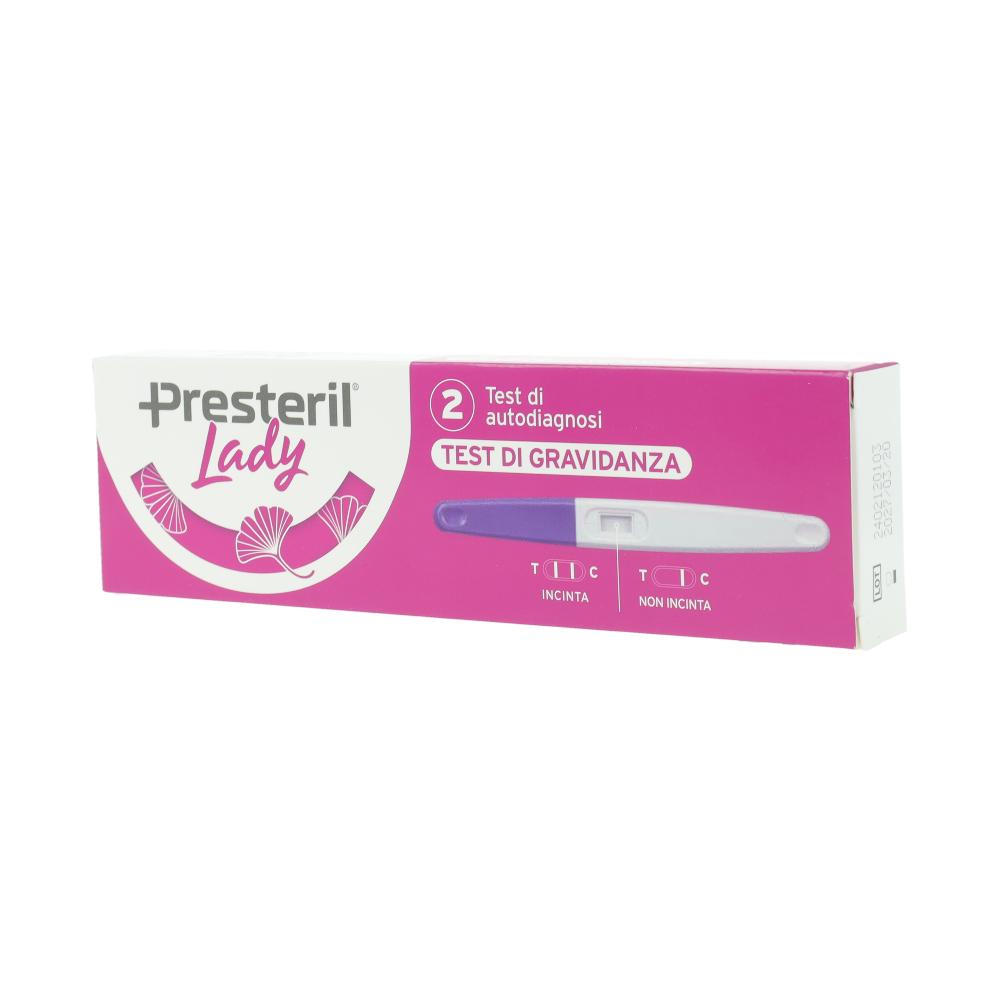 LADY PRESTERIL TEST DI GRAVIDANZA  2 PEZZI