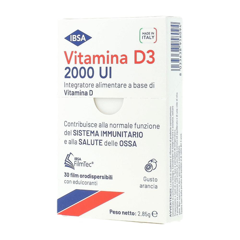 VITAMINA D3 IBSA 2000 UI 30 FILM ORODISPERSIBILI