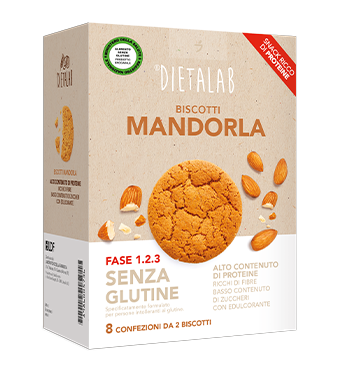 DIETALAB BISCOTTI MANDORLA SENZA GLUTINE FASE 1 2 3 128 G