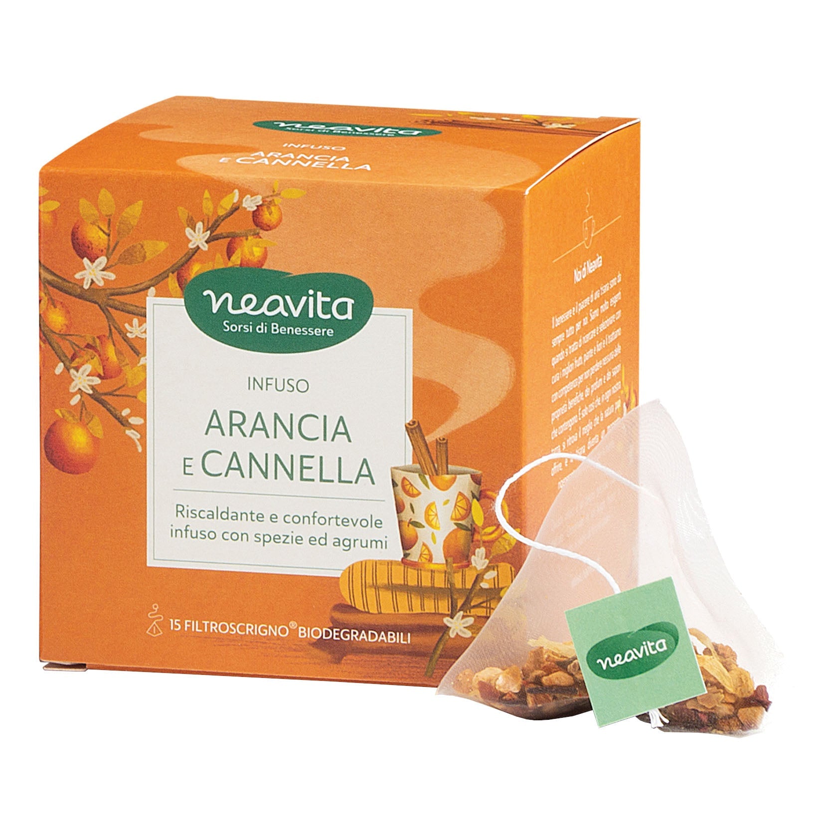 NEAVITA FILTROSCRIGNO ARANCIA E CANNELLA 15 FILTRI