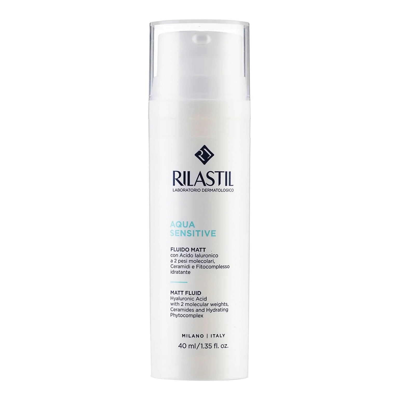 RILASTIL AQUA SENSITIVE FLUIDO MATT 40 ML