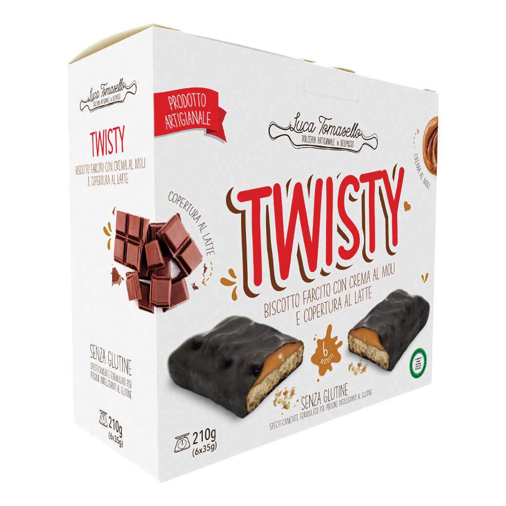 TWISTY BISCOTTO CON CREMA MOU RB SENZA GLUTINE 210 G