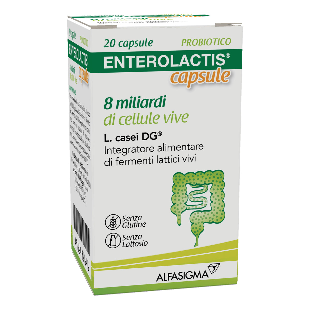 ENTEROLACTIS 20 CAPSULE 8 MILIARDI DI CELLULE VIVE