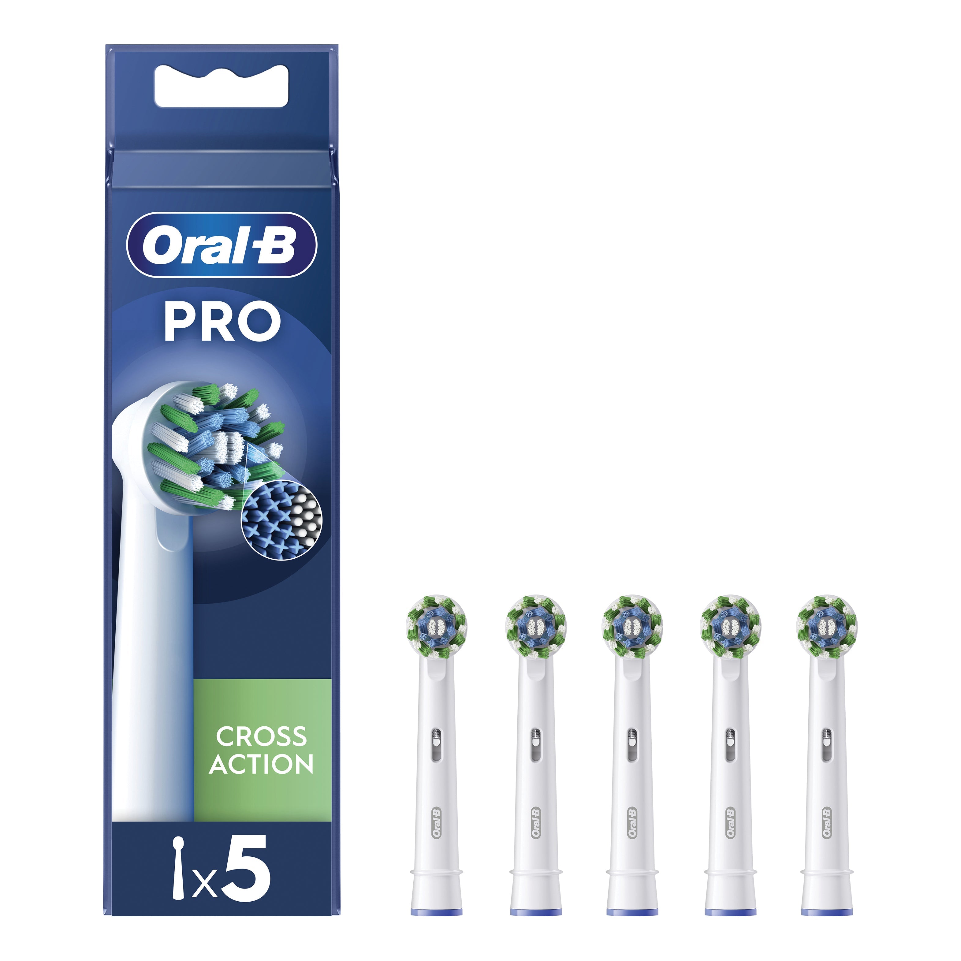 ORALB POWER REFILL EB50 CROSSACTION 5 PEZZI