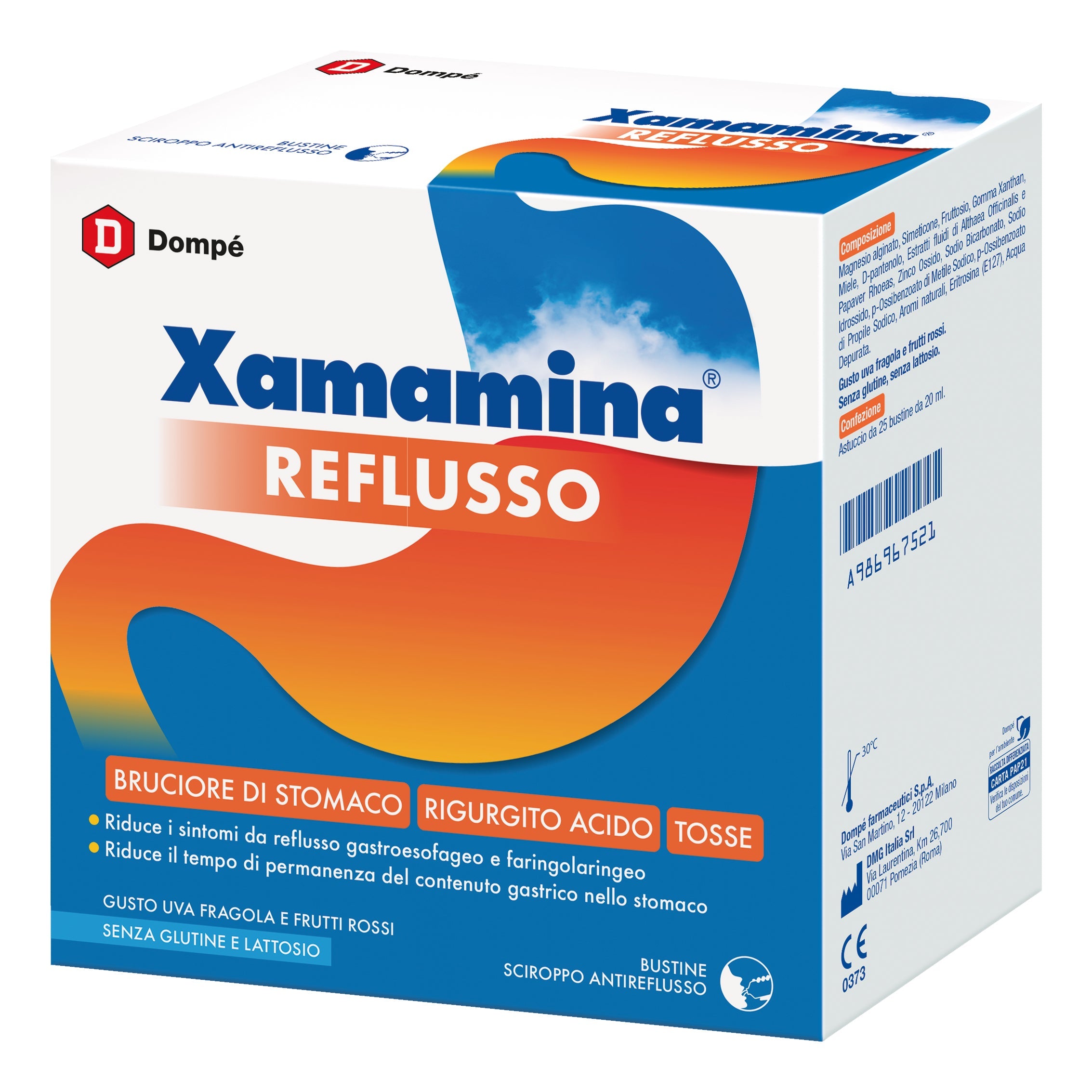 XAMAMINA REFLUSSO 25 BUSTINE
