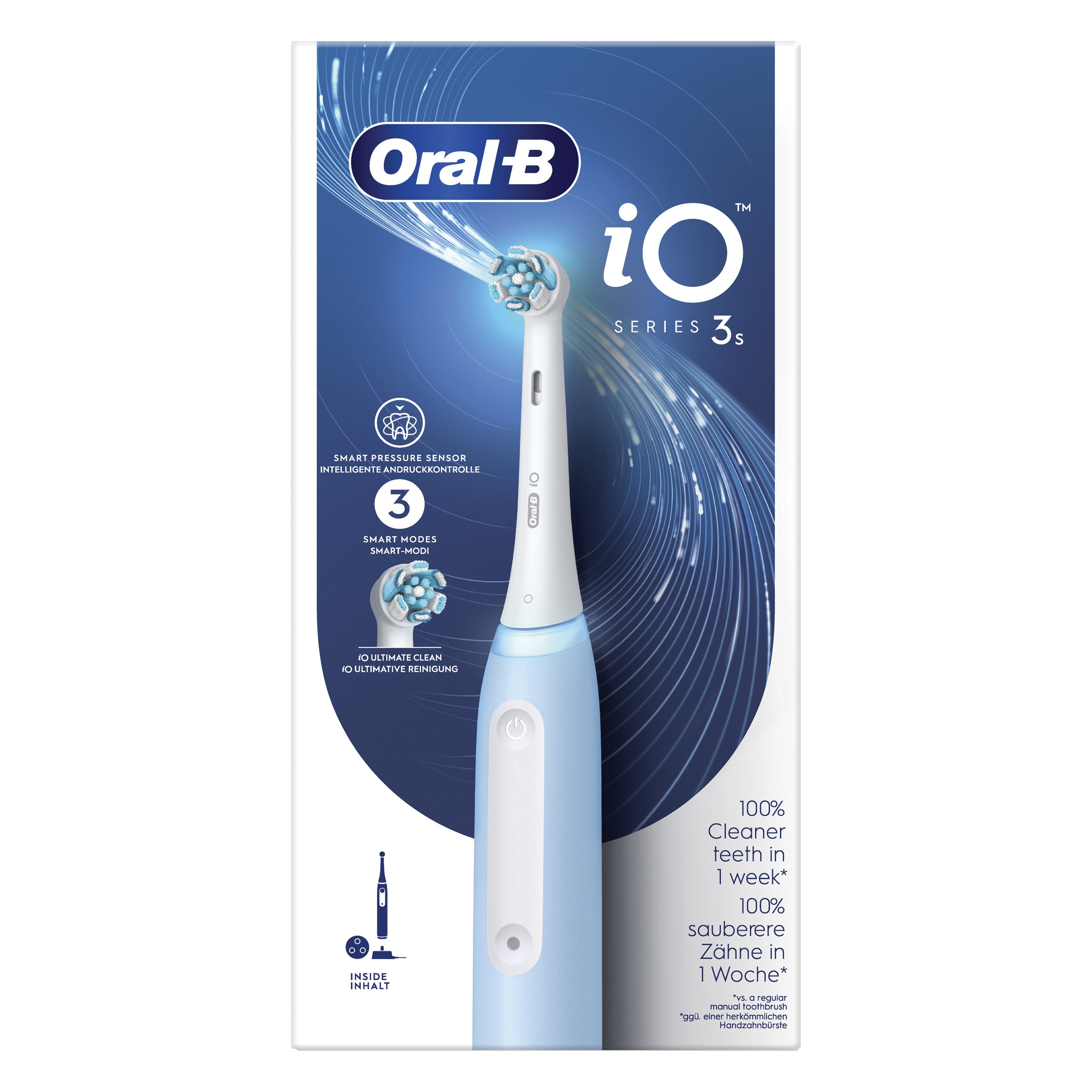 ORALB IO3S SPAZZOLINO ELETTRICO BLU