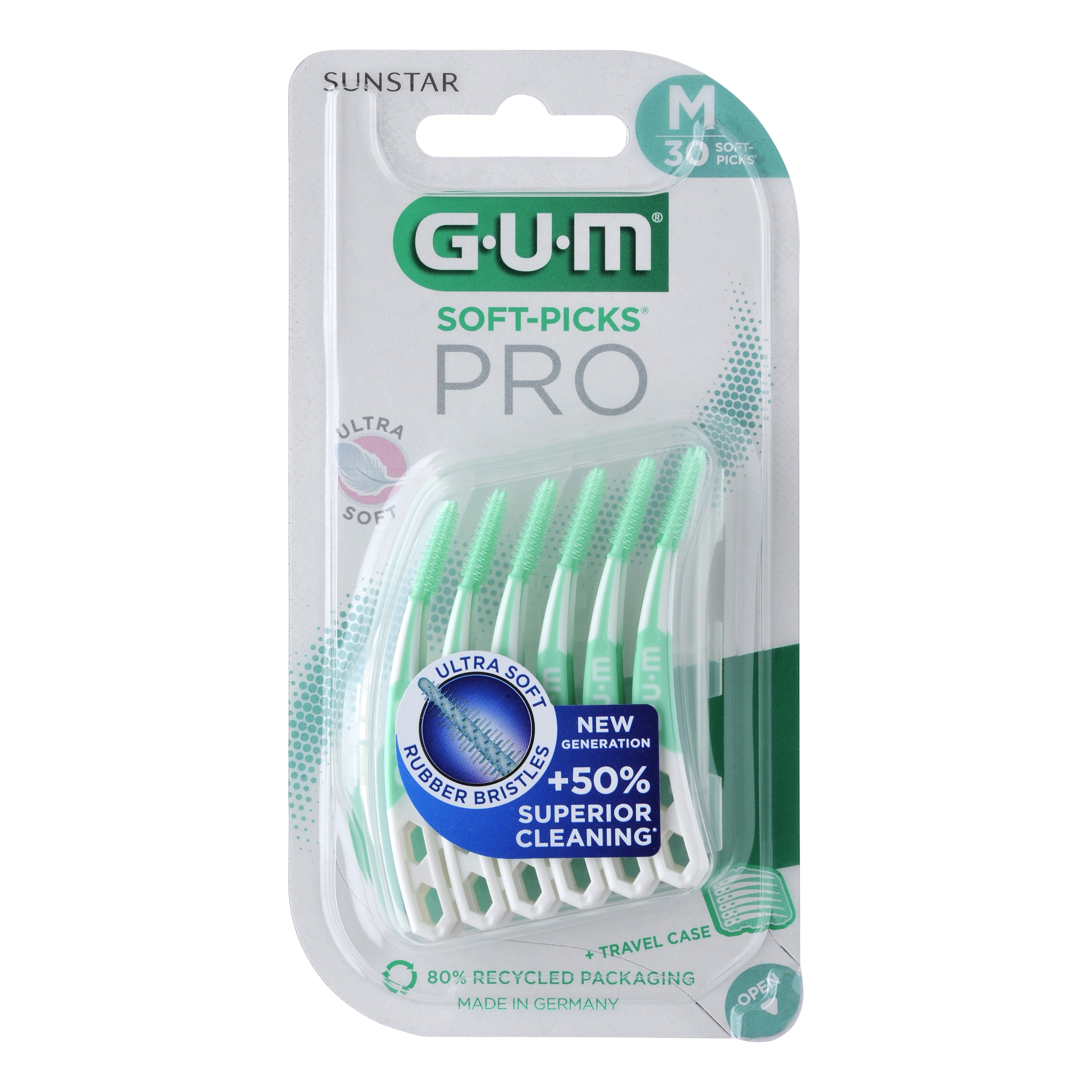 GUM SOFT PICK PRO MEDIUM 30 PEZZI