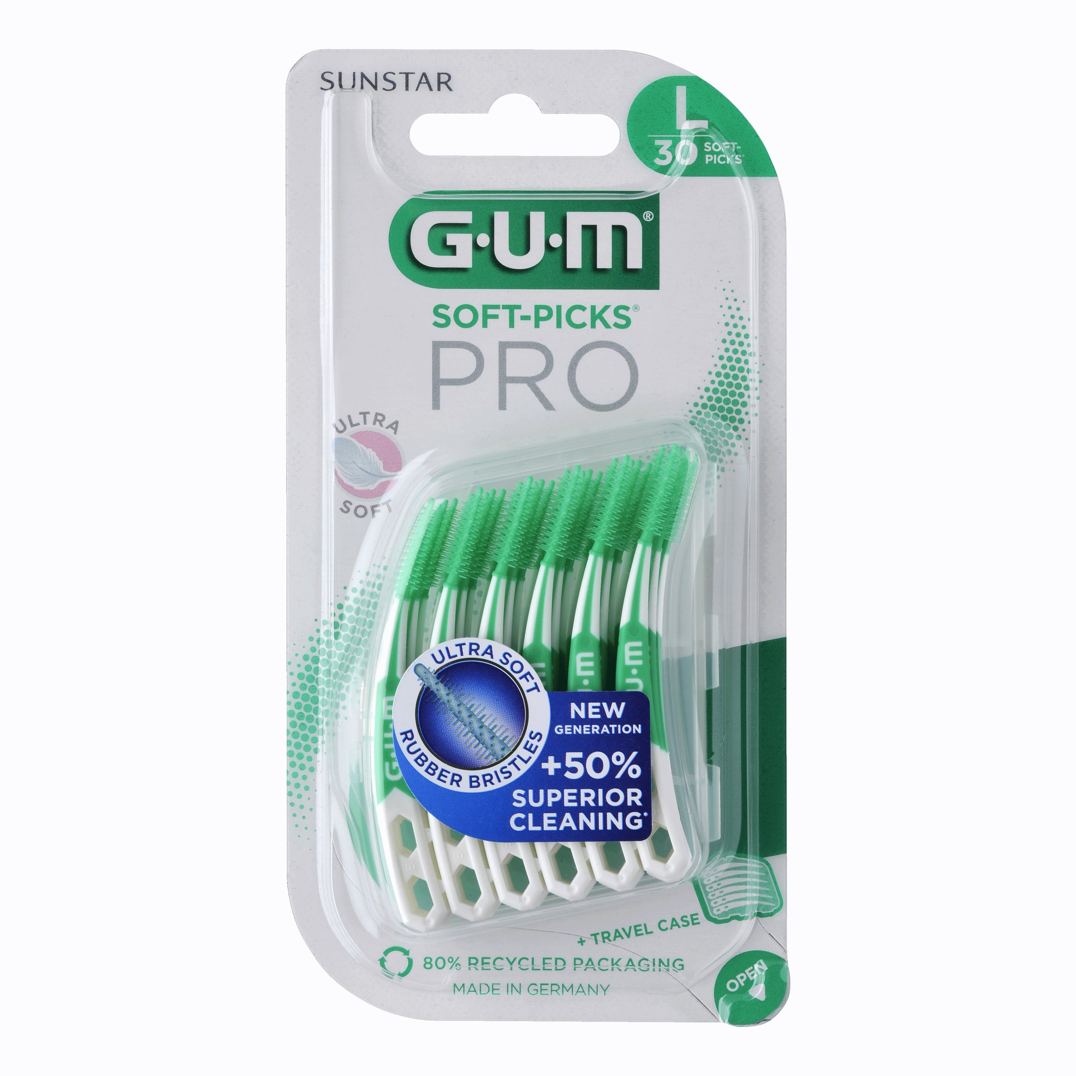 GUM SOFT PICK PRO LARGE 30 PEZZI