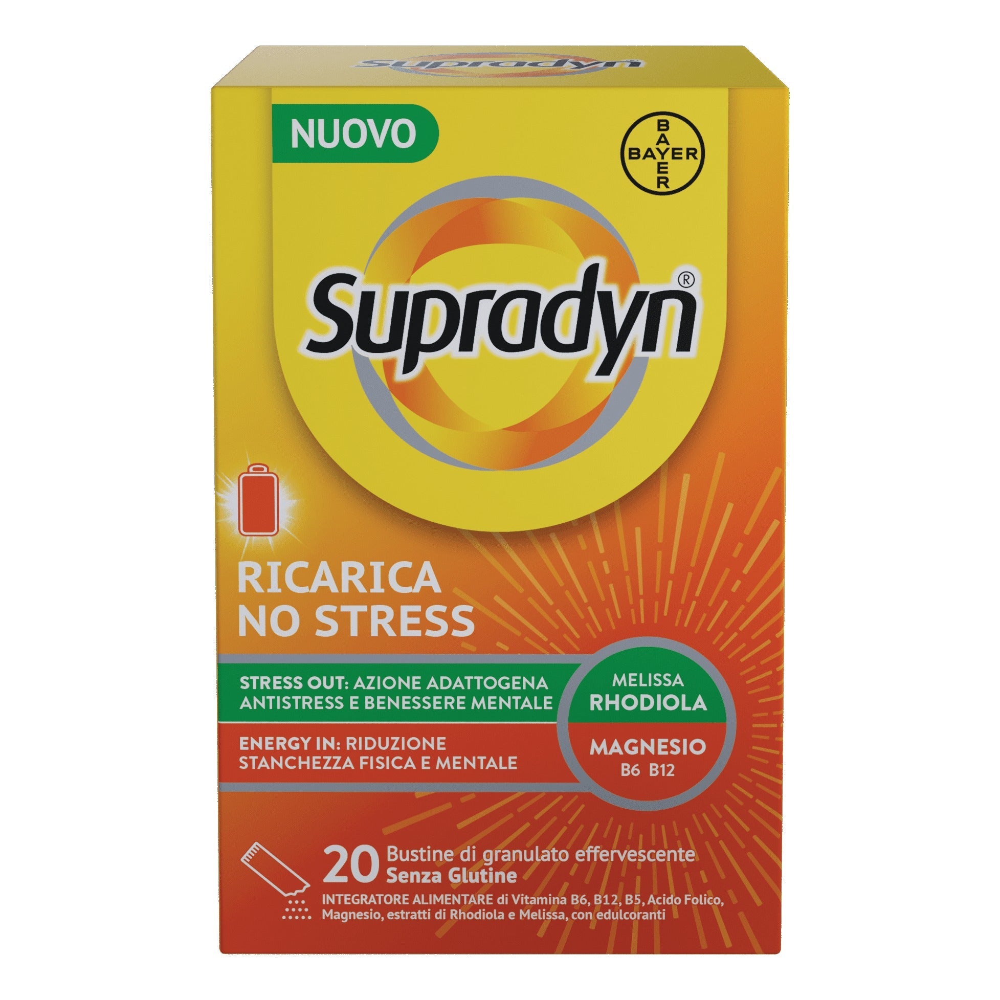 SUPRADYN RICARICA NO STRESS 20 BUSTINE