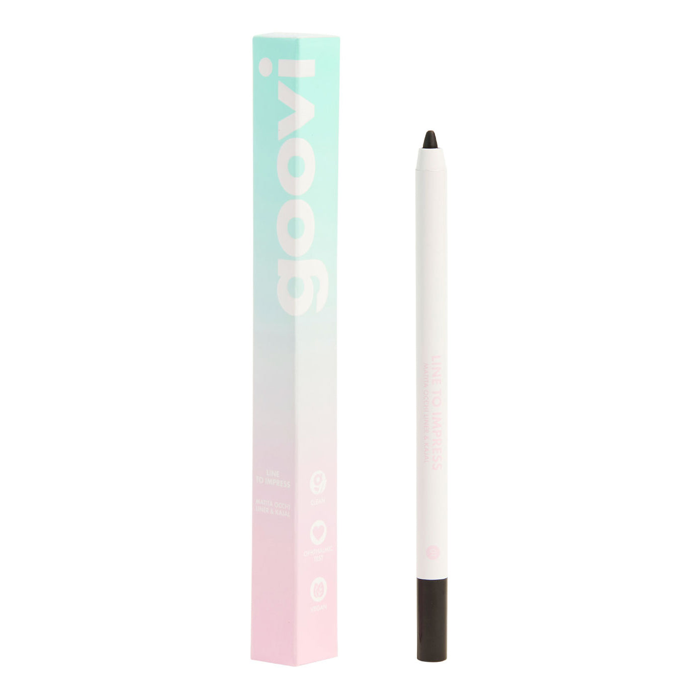 GOOVI MATITA OCCHI LINER & KAJAL 01 BLACK