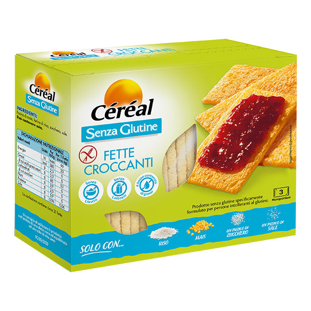 CEREAL FETTE CROCCANTI 3 MONOPORZIONI