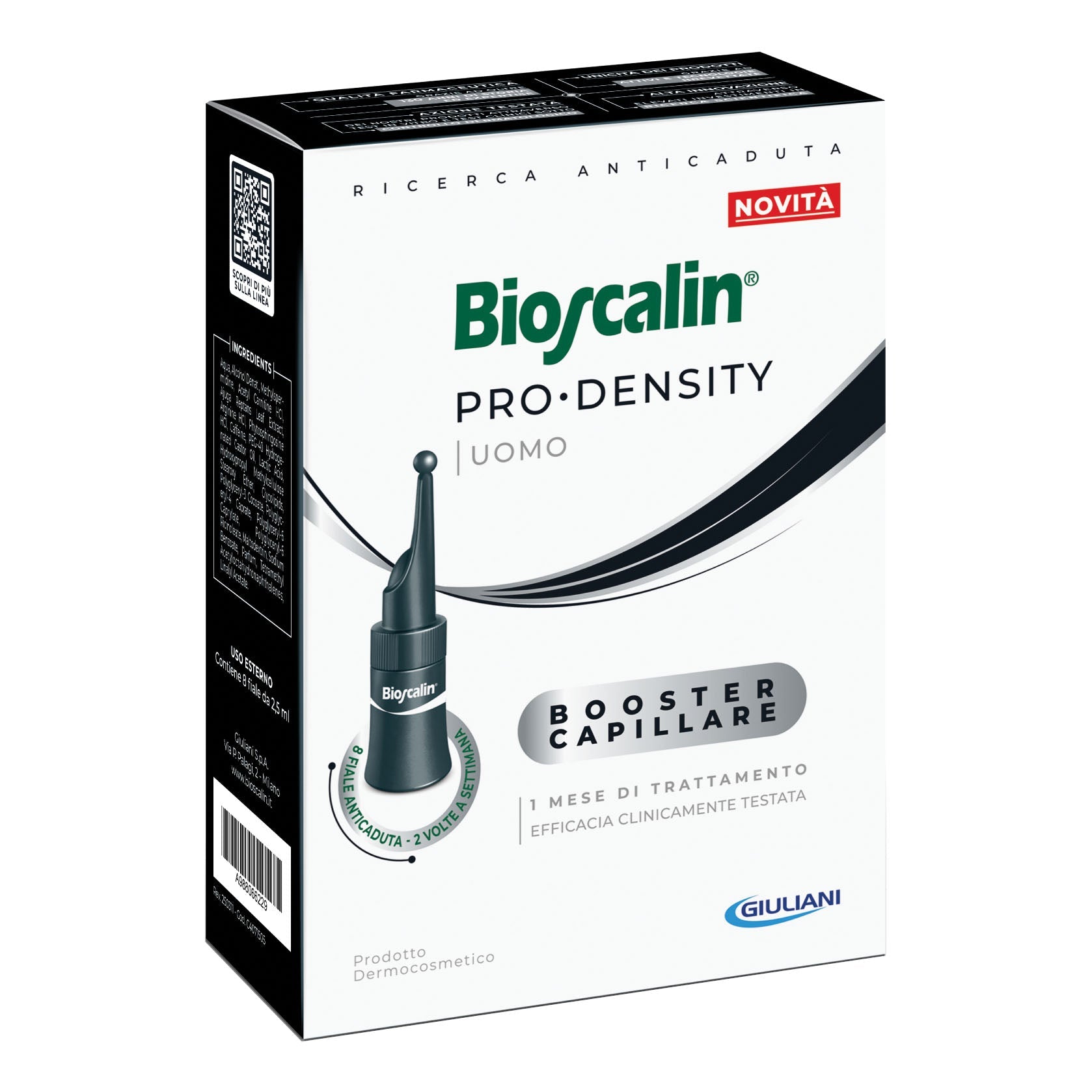 BIOSCALIN PRO DENSITY UOMO BOOSTER CAPILLARE 8 FIALE X 2,5ML