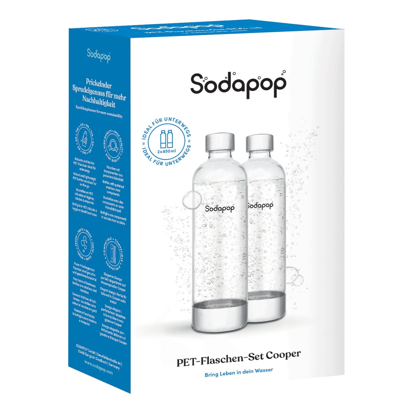 SODAPOP COOPER BOTTIGLIA IN PET 2 PEZZI DA 1 LITRO