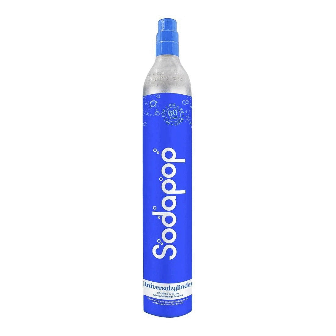 SODAPOP RICARICA GAS PER CILINDRI CON ATTACCO A VITE BLU CO2
