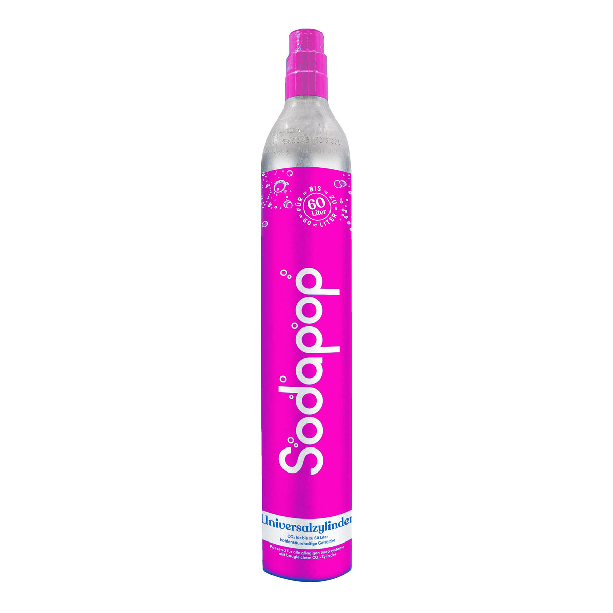 SODAPOP RICARICA GAS PER CILINDRI CON ATTACCO RAPIDO ROSA CO2