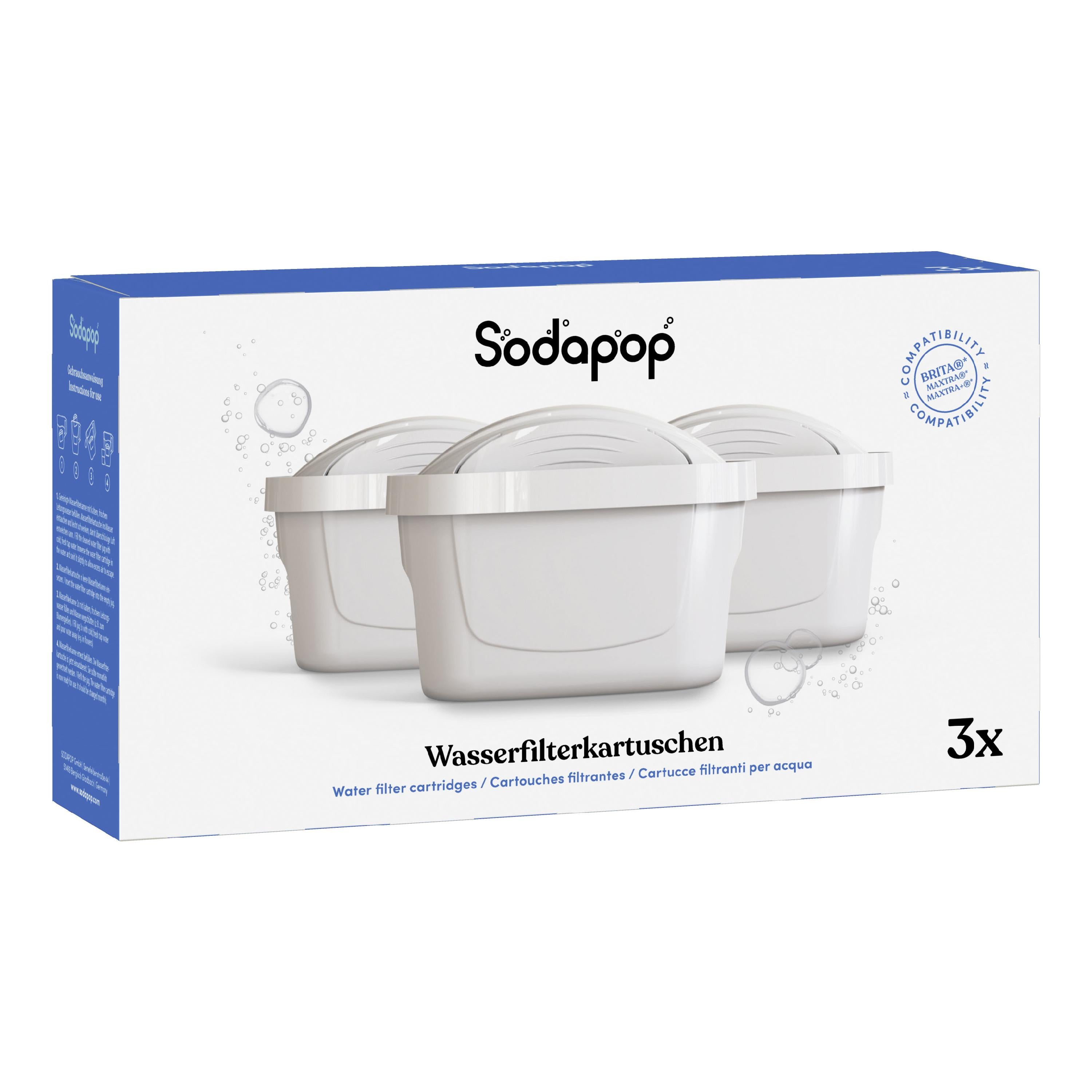 SODAPOP CARTUCCIA FILTRANTE 3 PEZZI