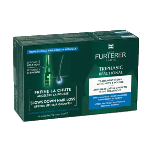 RENE FURTERER TRIPHASIC REACTIONAL TRATTAMENTO CONTRO LA CADUTA COFFRET 12 AMPOLLE