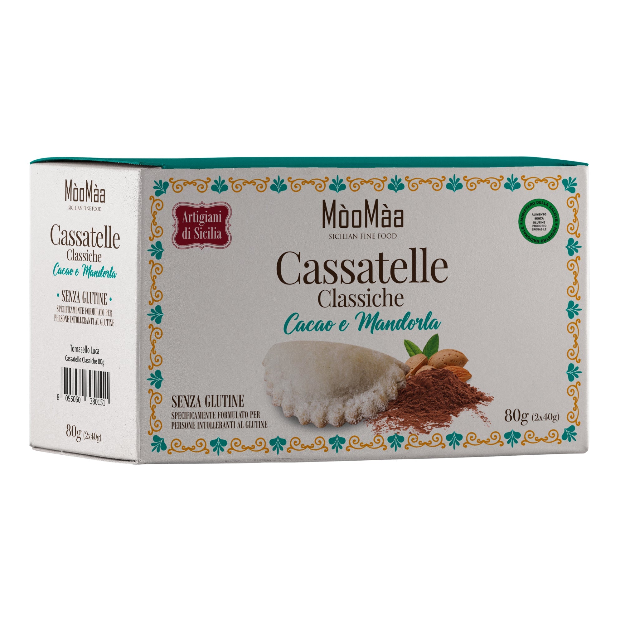 MOOMAA CASSATELLE CLASSICHE 2 BUSTINE X 40 G