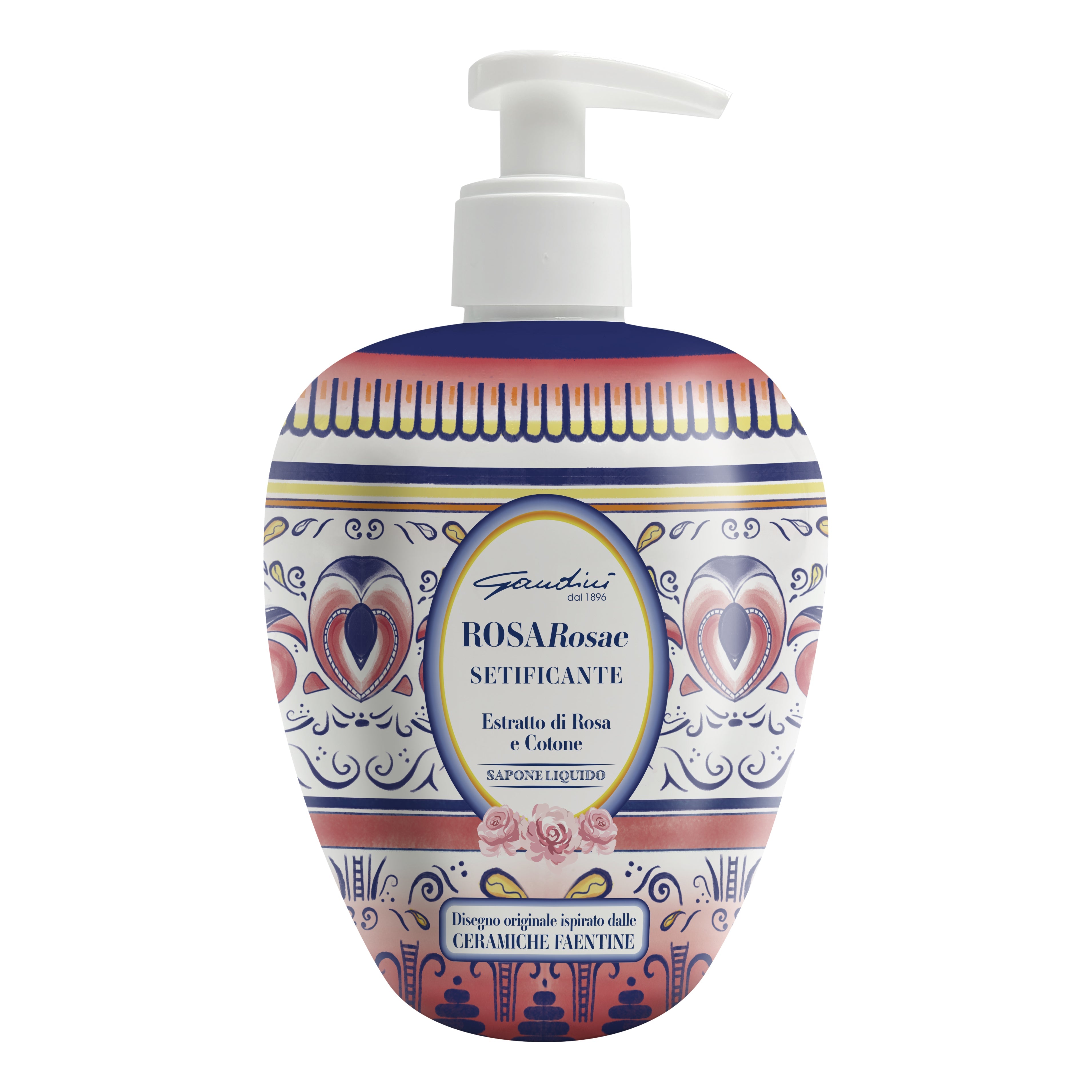 GANDINI SAPONE LIQUIDO FAENZA ROSA 500 ML