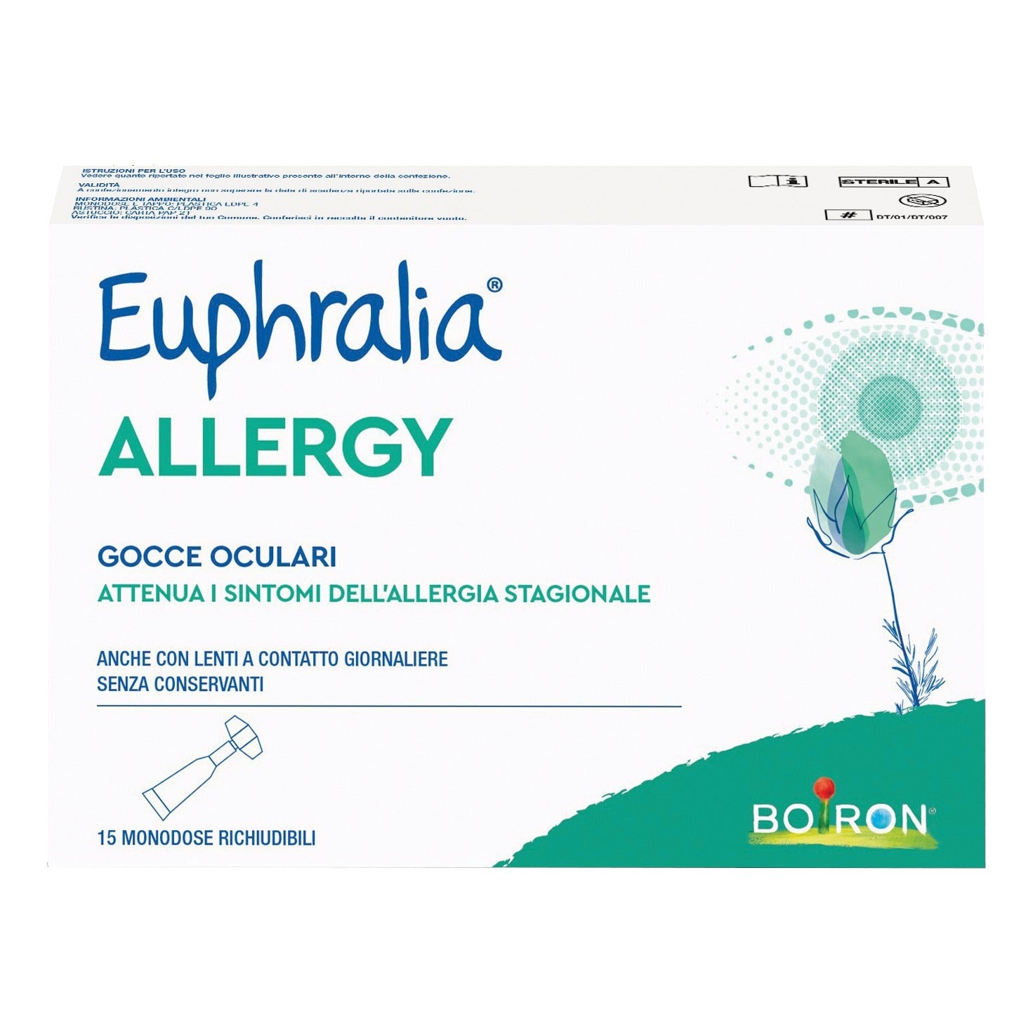 GOCCE OCULARI EUPHRALIA ALLERGY 15 MONODOSE