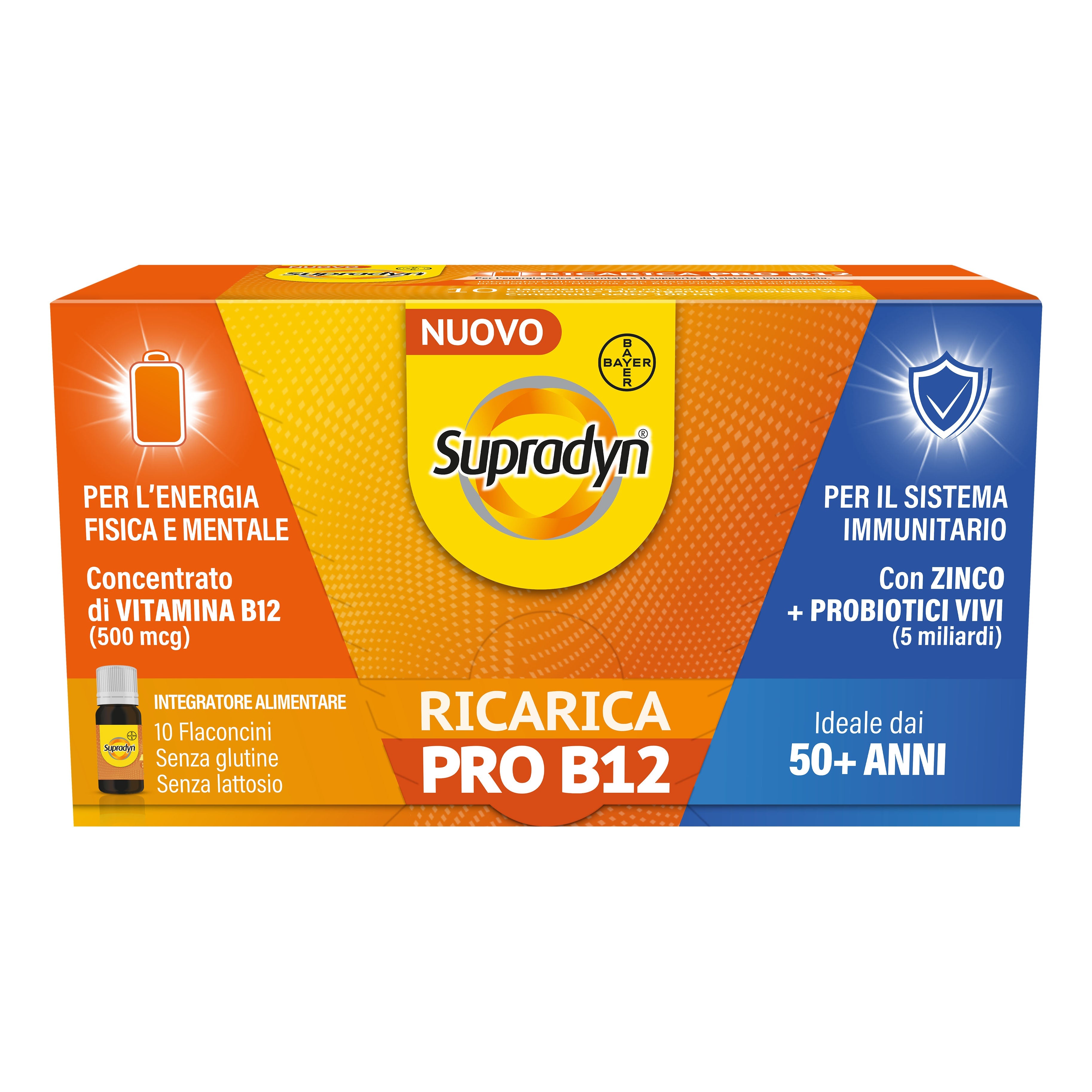 SUPRADYN RICARICA PRO B12 10 FLACONCINI