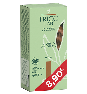 LABORATORIO DELLA FARMACIA COLORE 6,24 BIONDO CIOCCOLATO PROMO 1 CREMA COLORANTE 50 ML + 1 RIVELATORE IN CREMA 75 ML