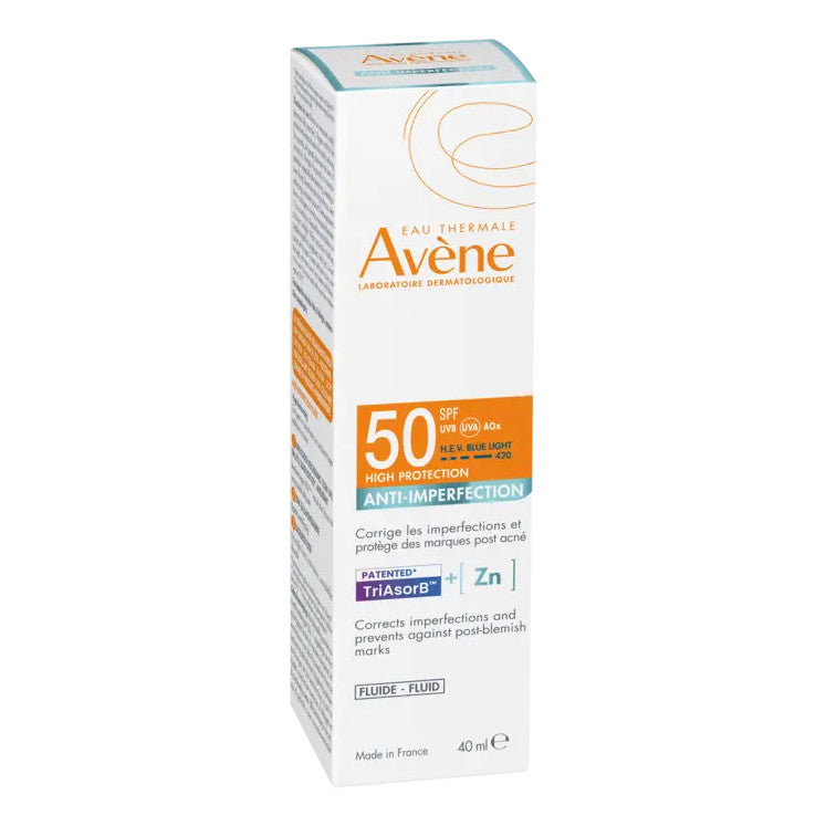 EAU THERMALE AVENE SOLARE FLUIDO ANTI-IMPERFEZIONI SPF50 40ML