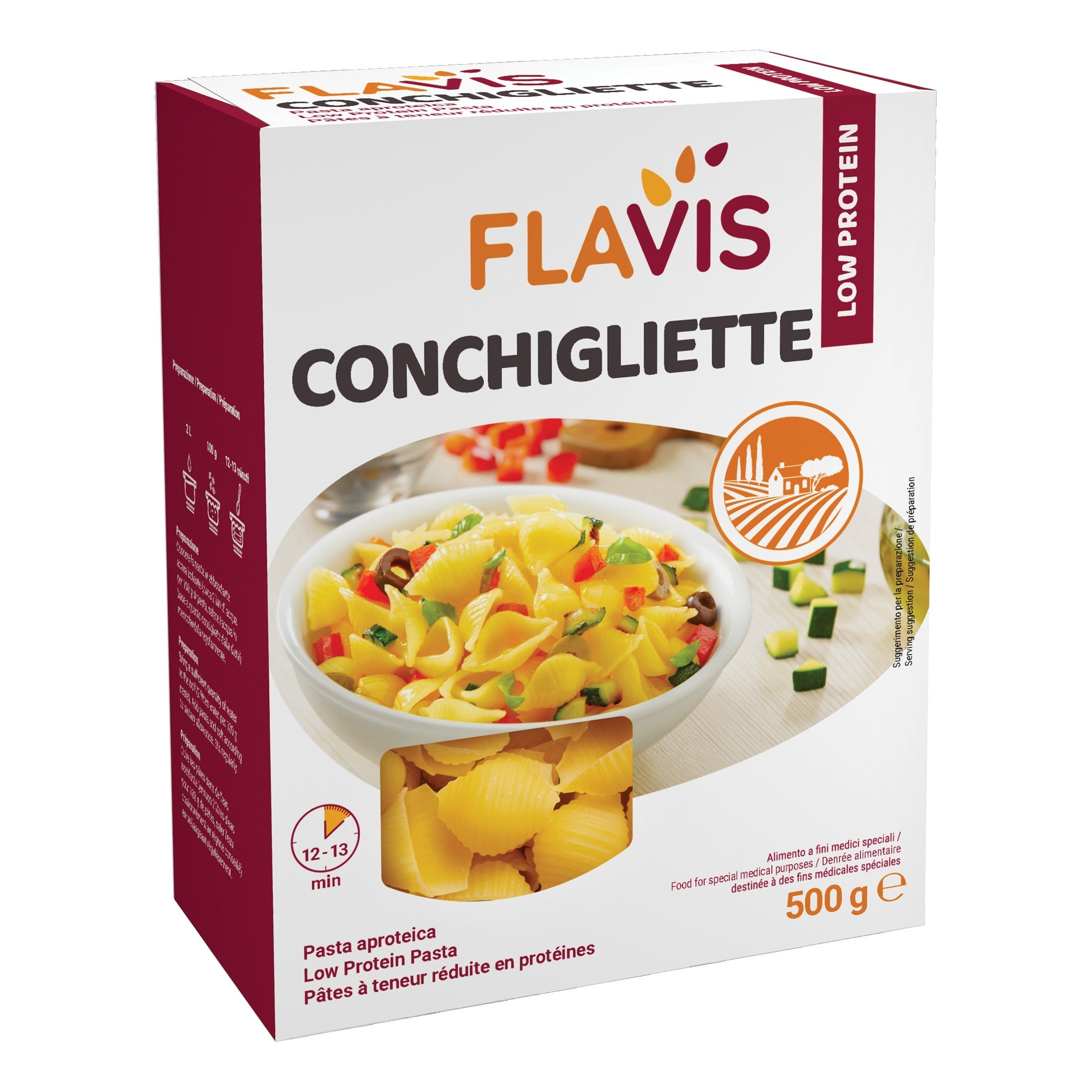 FLAVIS CONCHIGLIETTE APROTEICHE 500 G