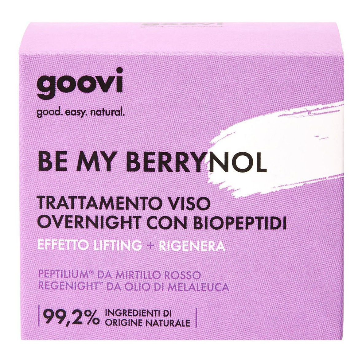 GOOVI TRATTAMENTO OVERNIGHT CON BIOPEPTIDI BE MY BERRYNOL 50ML