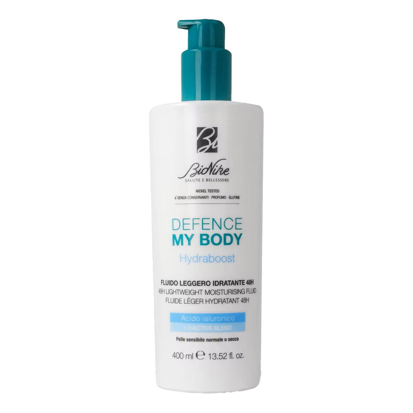 DEFENCE MY BODY HYDRABOOST FLUIDO LEGGERO IDRATANTE 400 ML