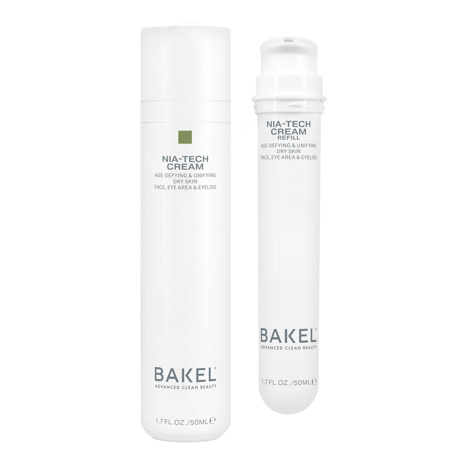 BAKEL NIA TECH CREAM DRY SKIN CASE & REFILL 50 ML