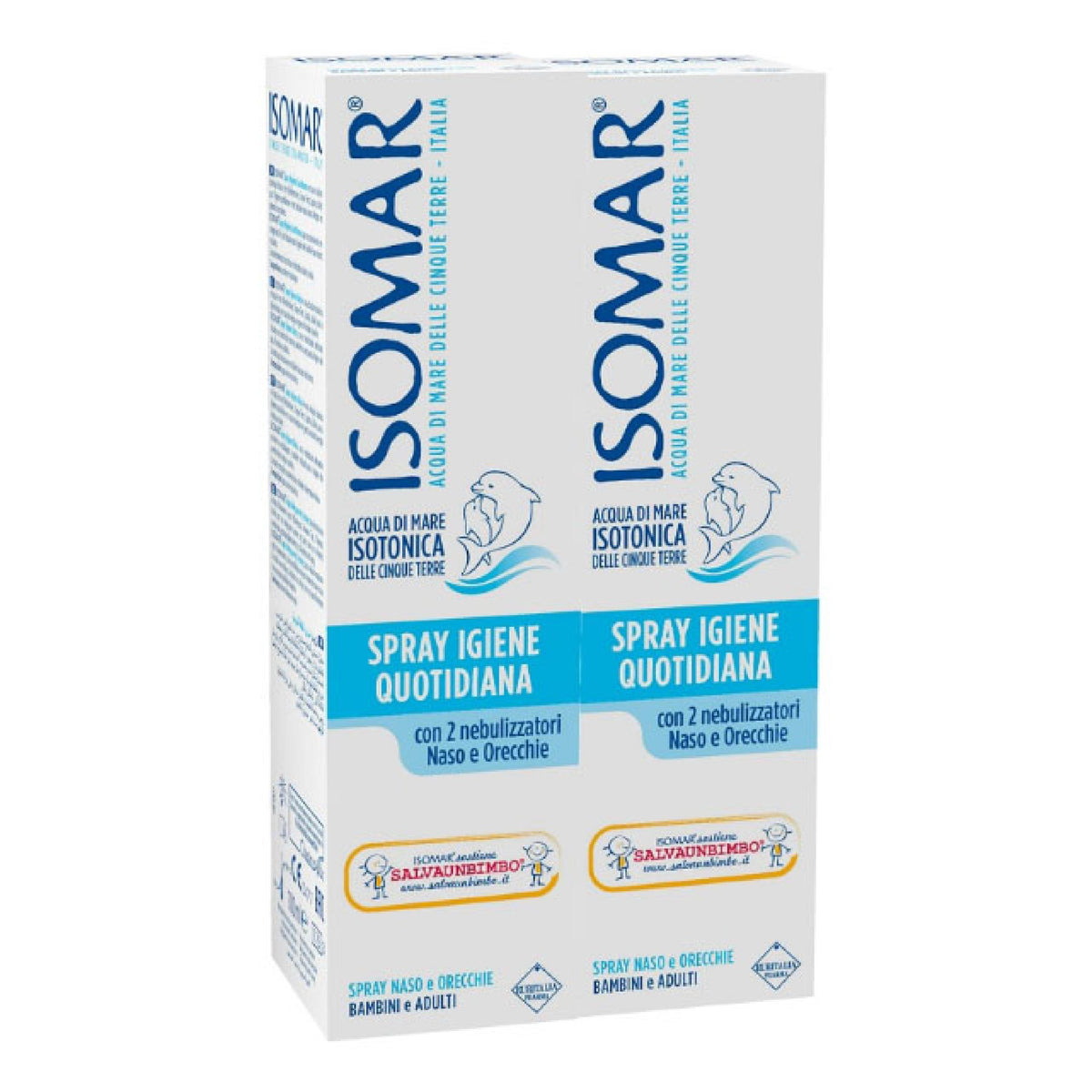 ISOMAR NASO SPRAY IGIENE QUOTIDIANA 100 ML 2 PEZZI